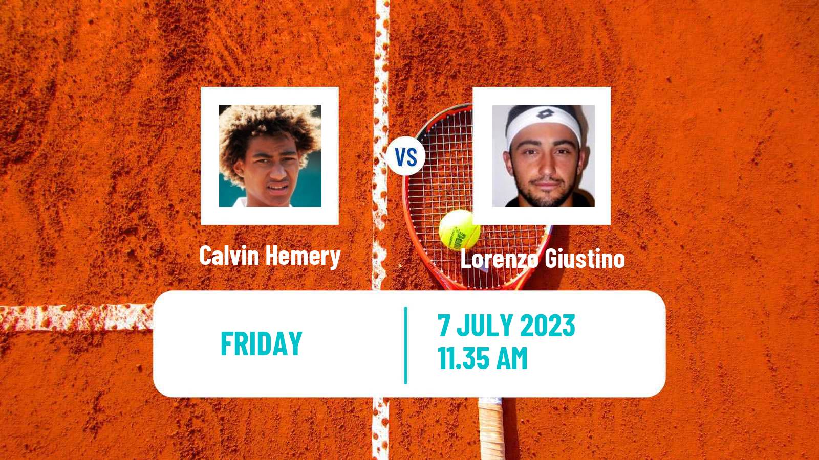 Tennis Troyes Challenger Men Calvin Hemery - Lorenzo Giustino
