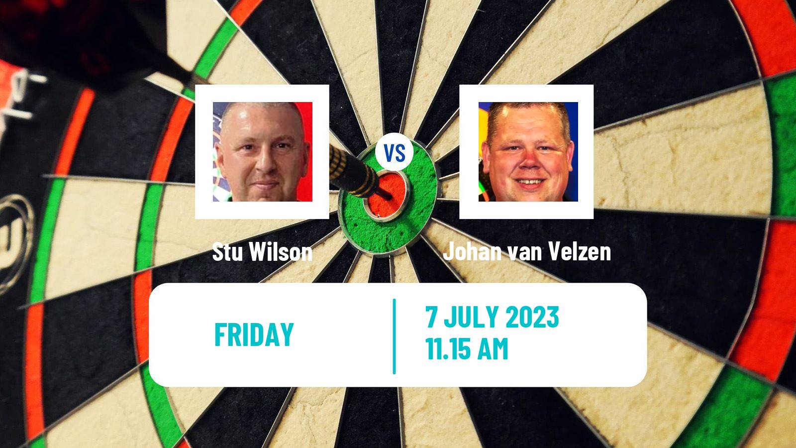 Darts Modus Super Series Stu Wilson - Johan van Velzen