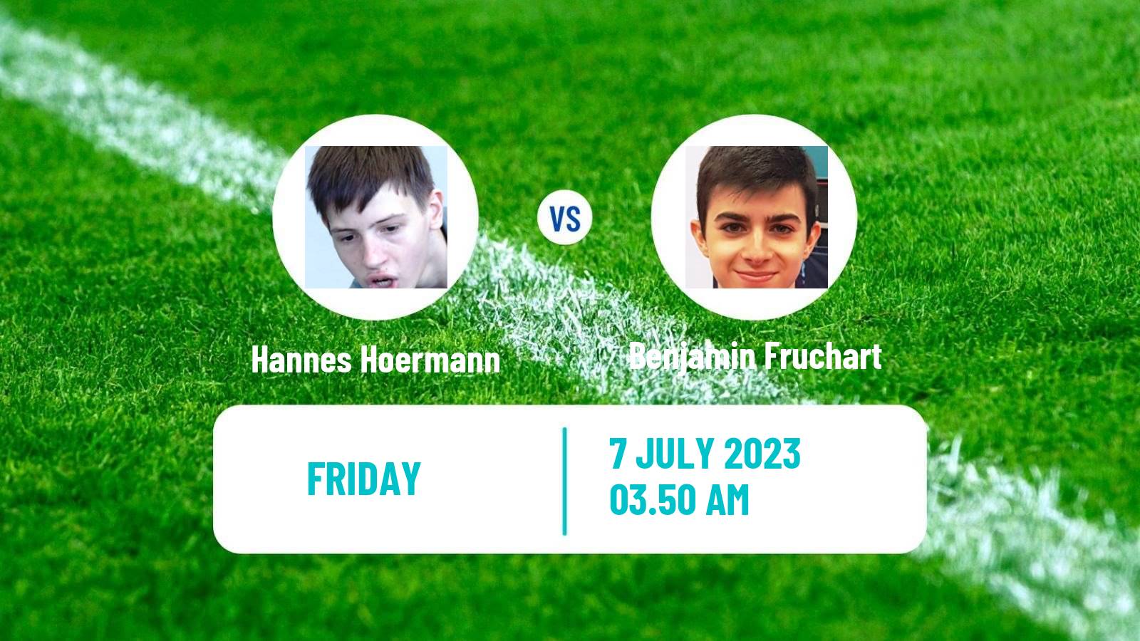 Table tennis Challenger Series Men Hannes Hoermann - Benjamin Fruchart