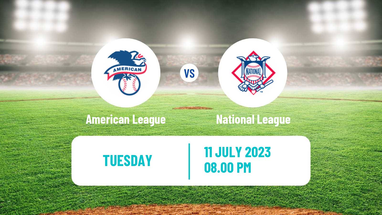 Baseball MLB American League - National League