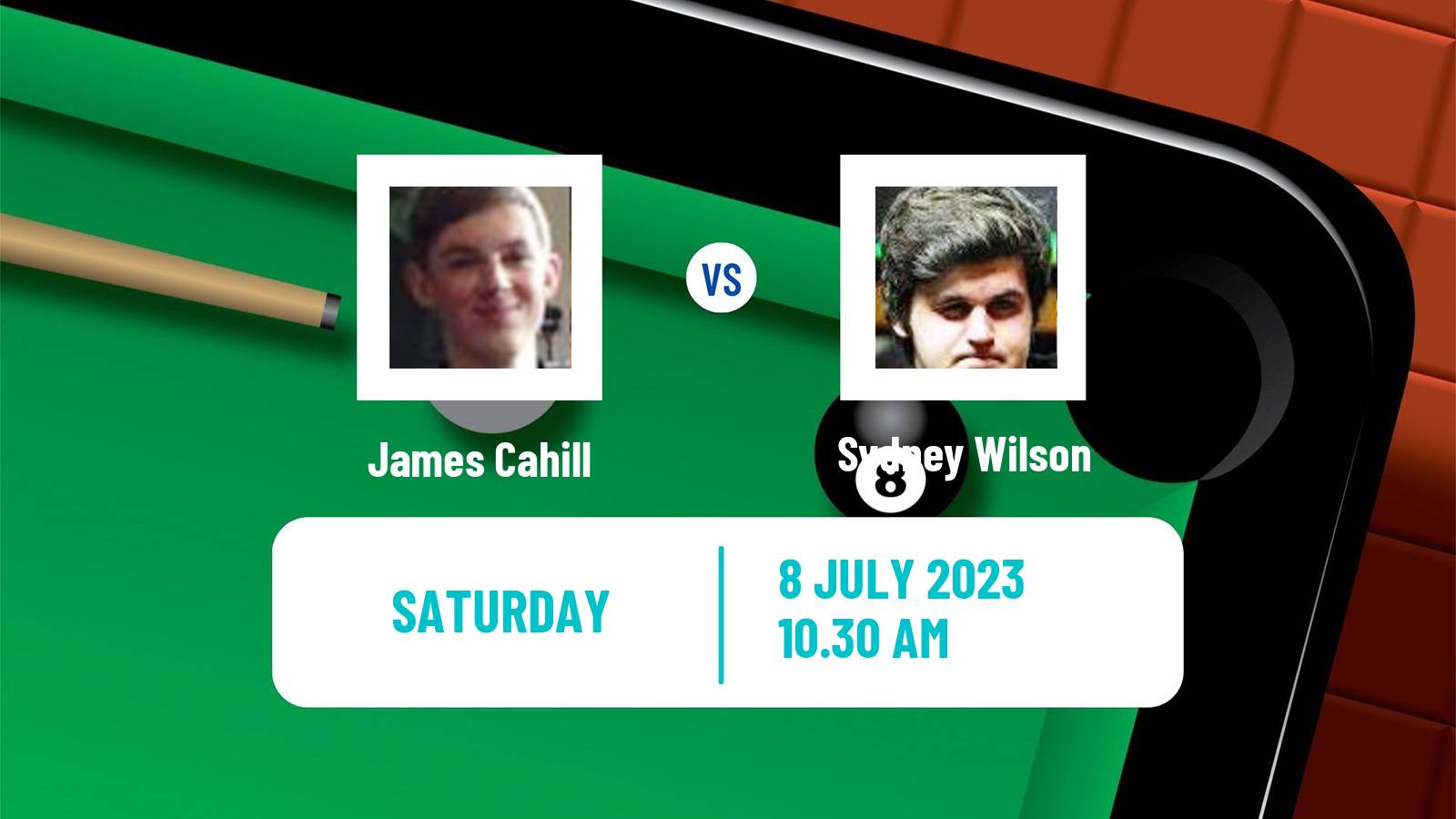 Snooker Championship League James Cahill - Sydney Wilson
