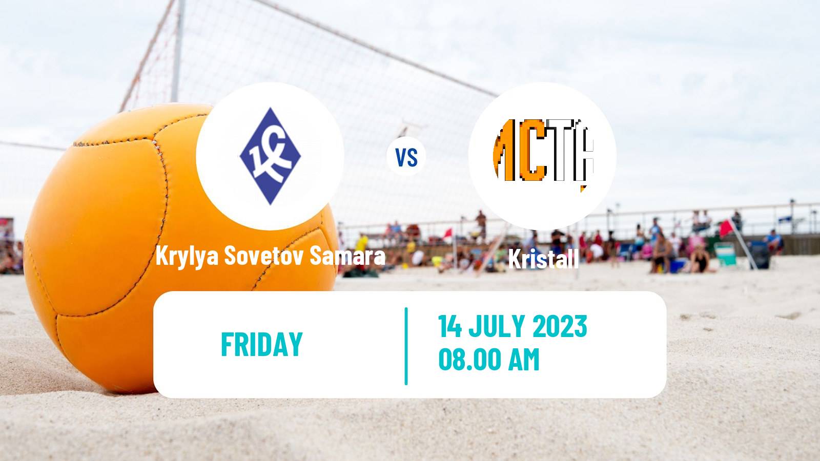 Beach soccer Superliga Krylya Sovetov Samara - Kristall
