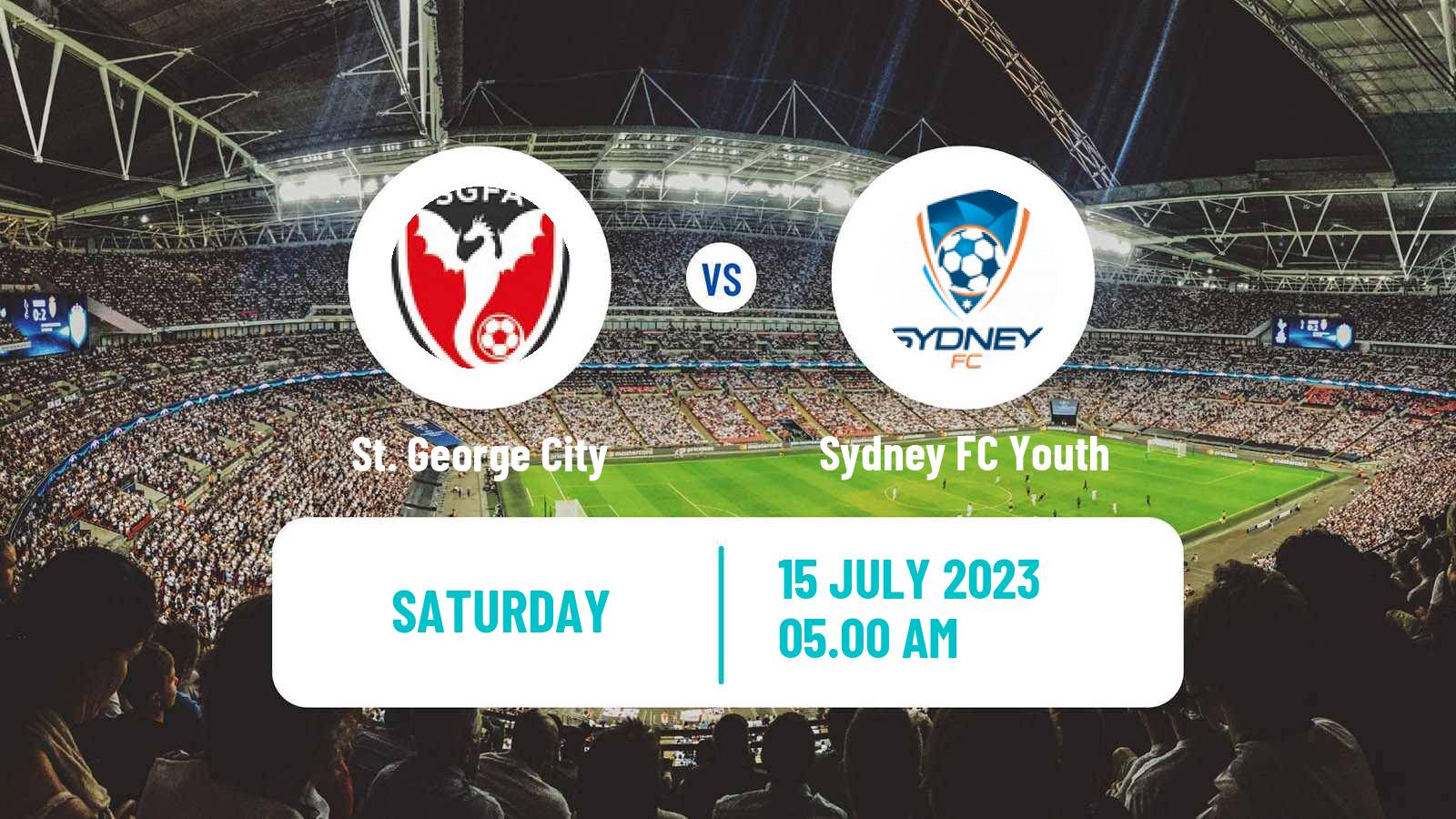 Soccer Australian NPL NSW St. George City - Sydney FC Youth