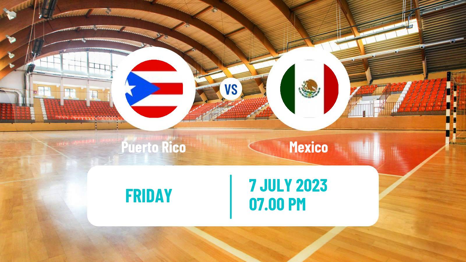 Handball Central American and Caribbean Games Handball Puerto Rico - Mexico