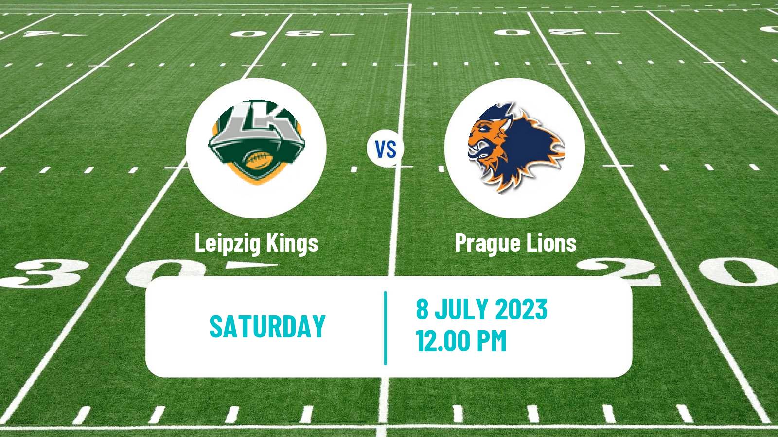 American football European League of American Football Leipzig Kings - Prague Lions