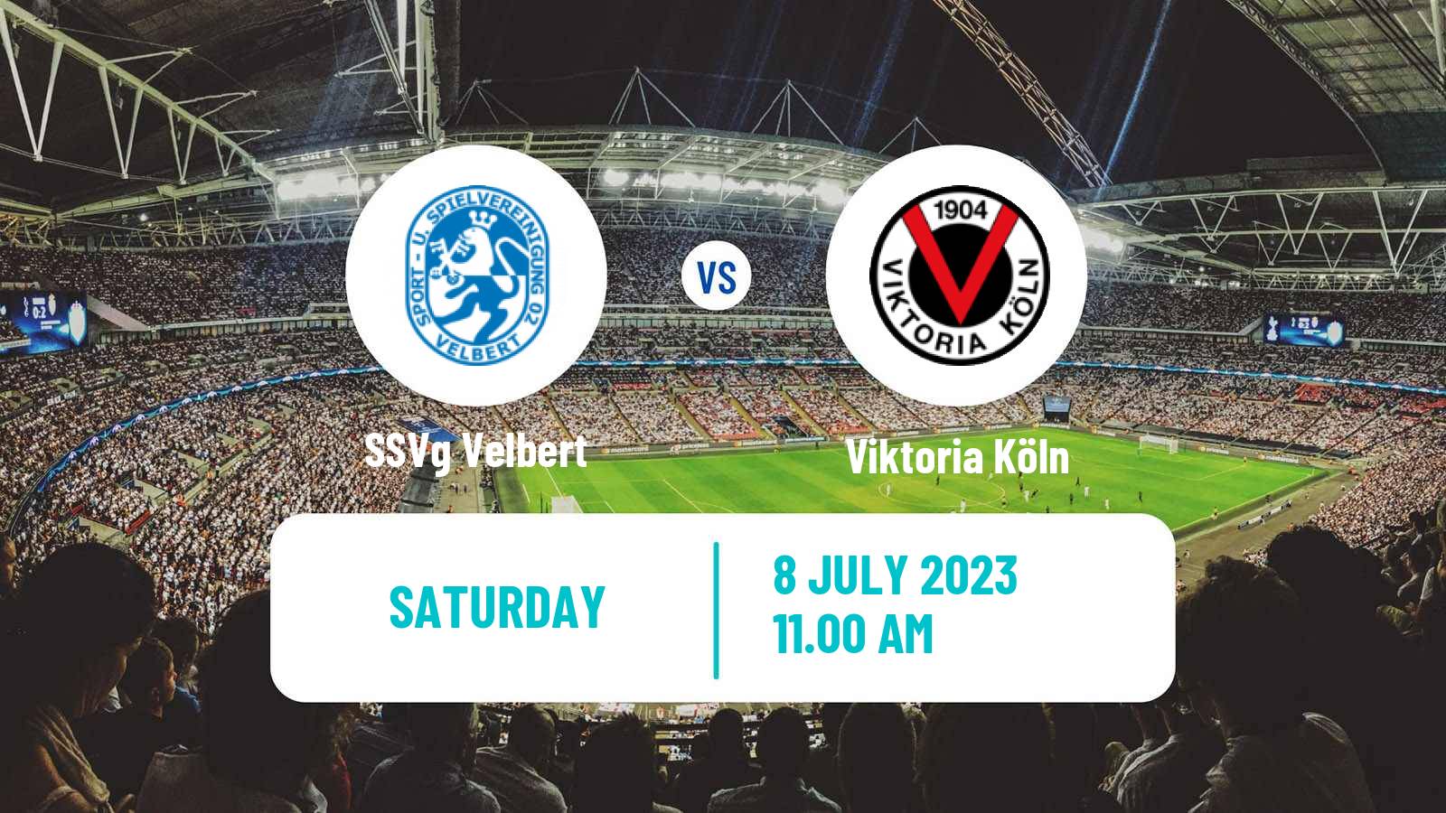 Soccer Club Friendly Velbert - Viktoria Köln