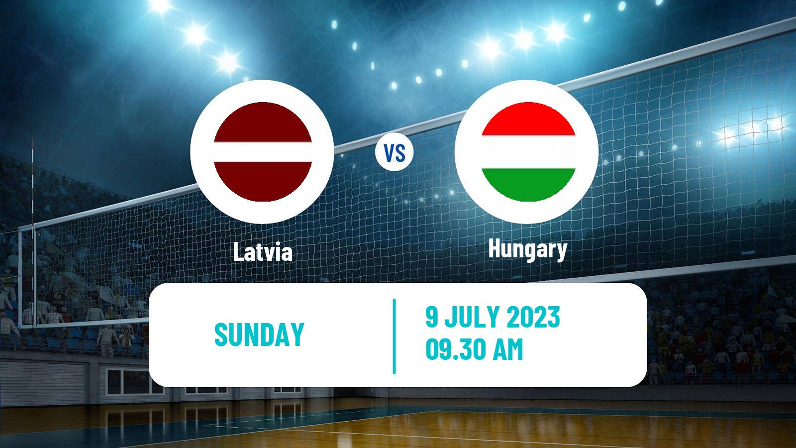 Volleyball Silver European League Volleyball Latvia - Hungary