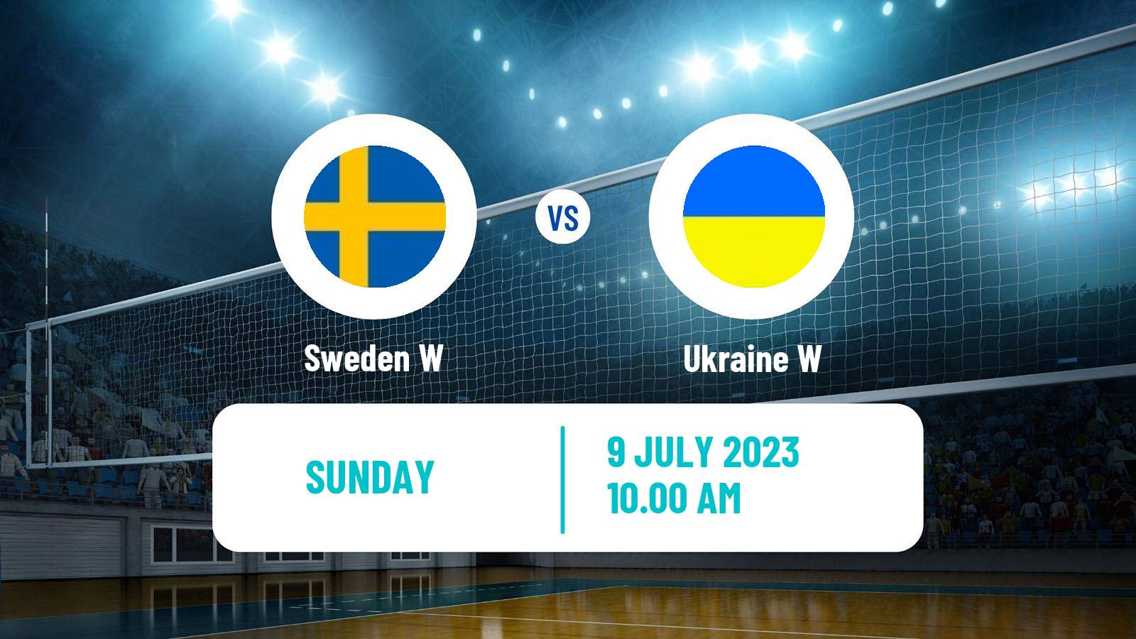 Volleyball Golden European League Volleyball Women Sweden W - Ukraine W