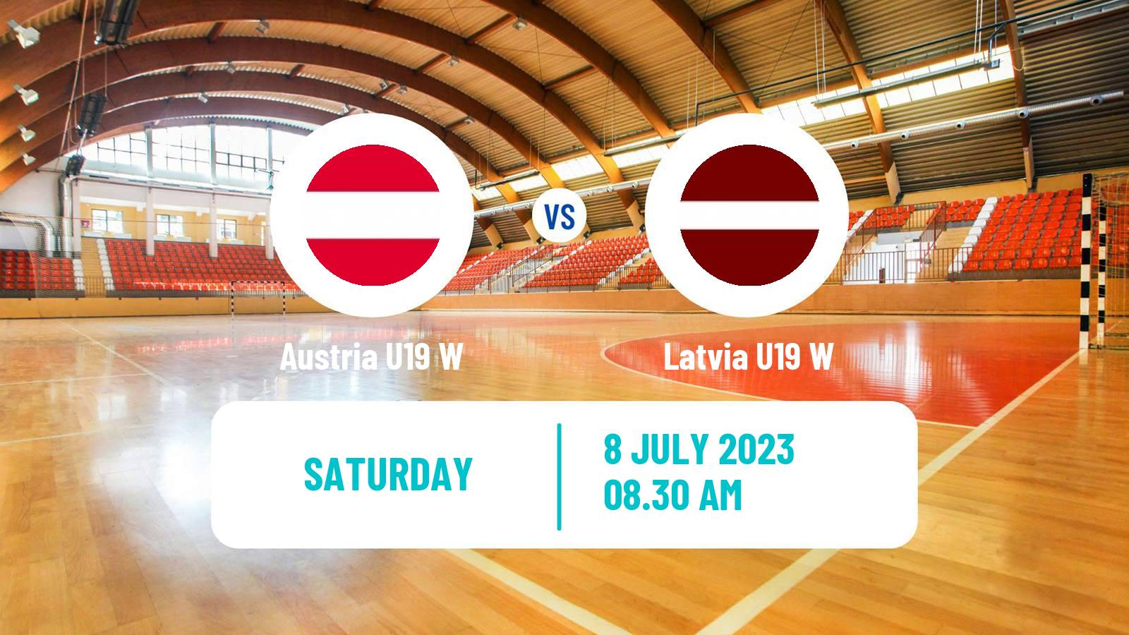 Handball European Championship U19 B Handball Women Austria U19 W - Latvia U19 W