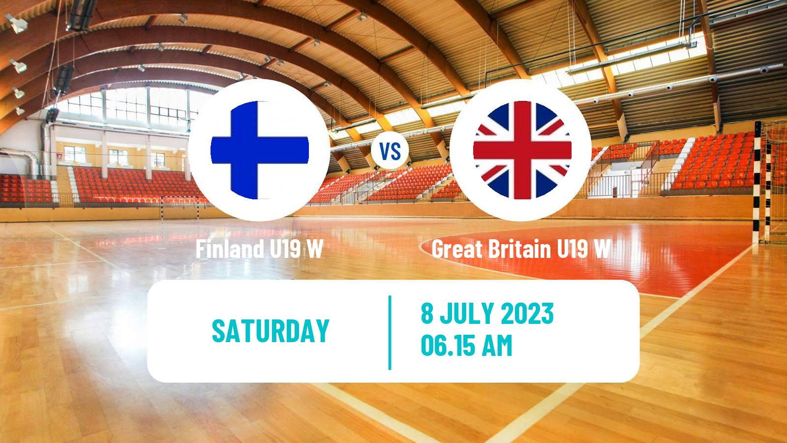 Handball European Championship U19 B Handball Women Finland U19 W - Great Britain U19 W