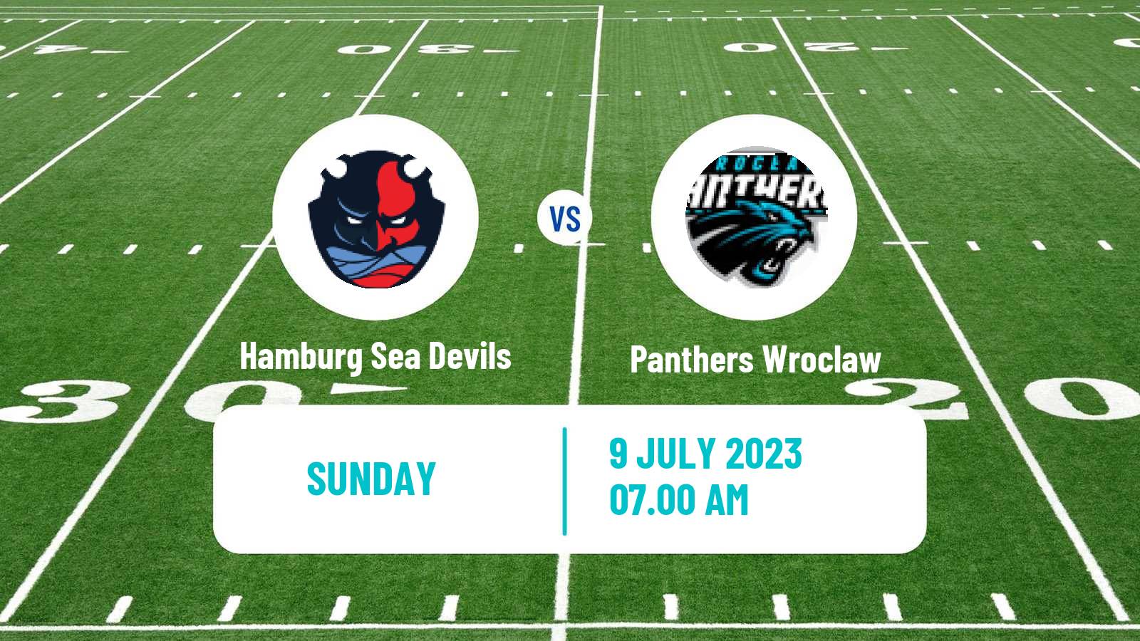 American football European League of American Football Hamburg Sea Devils - Panthers Wroclaw