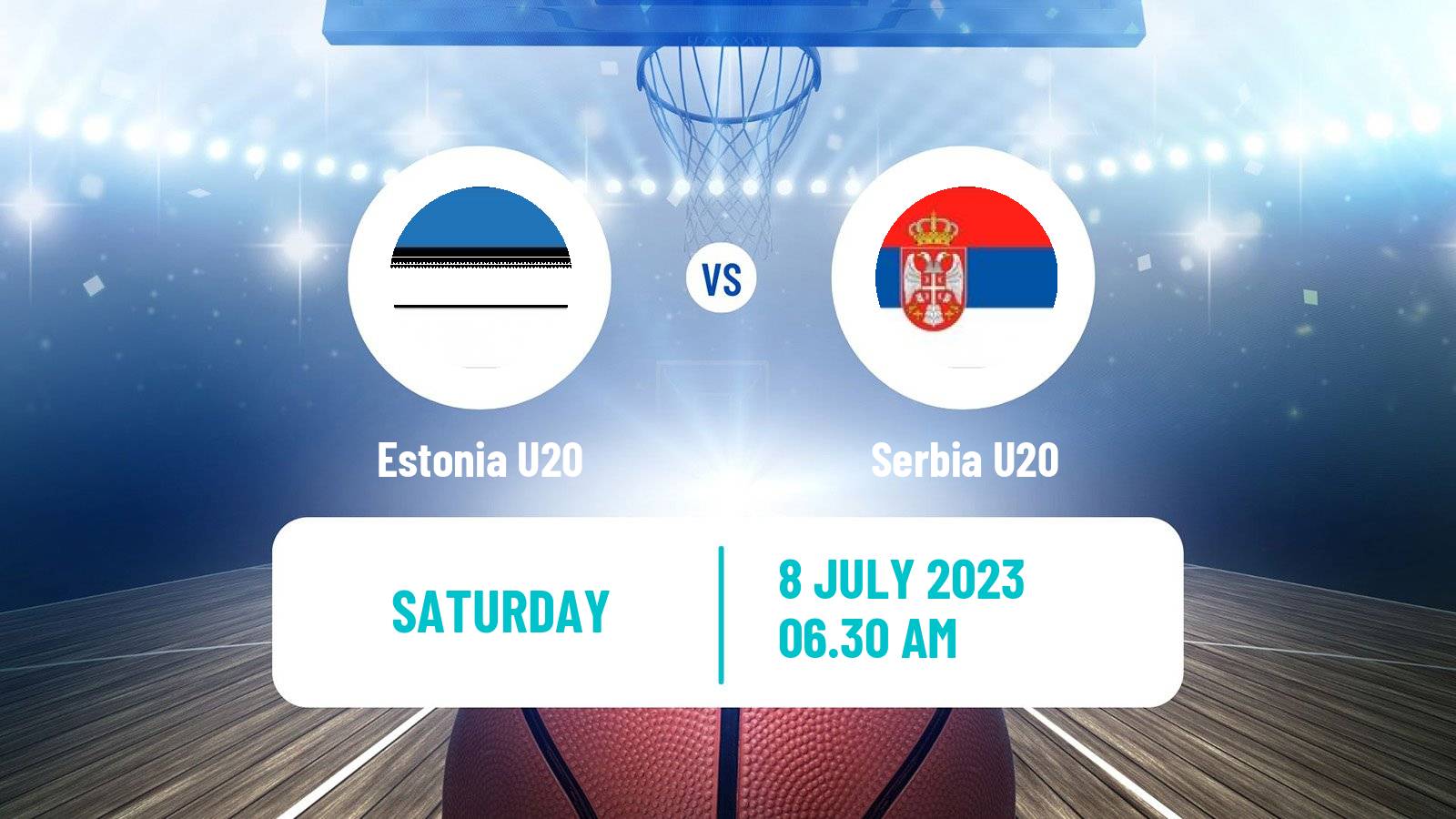 Basketball EuroBasket U20 Estonia U20 - Serbia U20