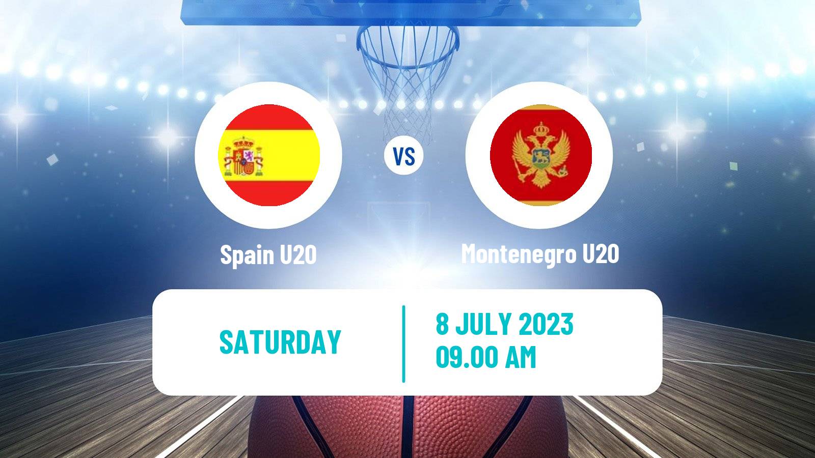 Basketball EuroBasket U20 Spain U20 - Montenegro U20
