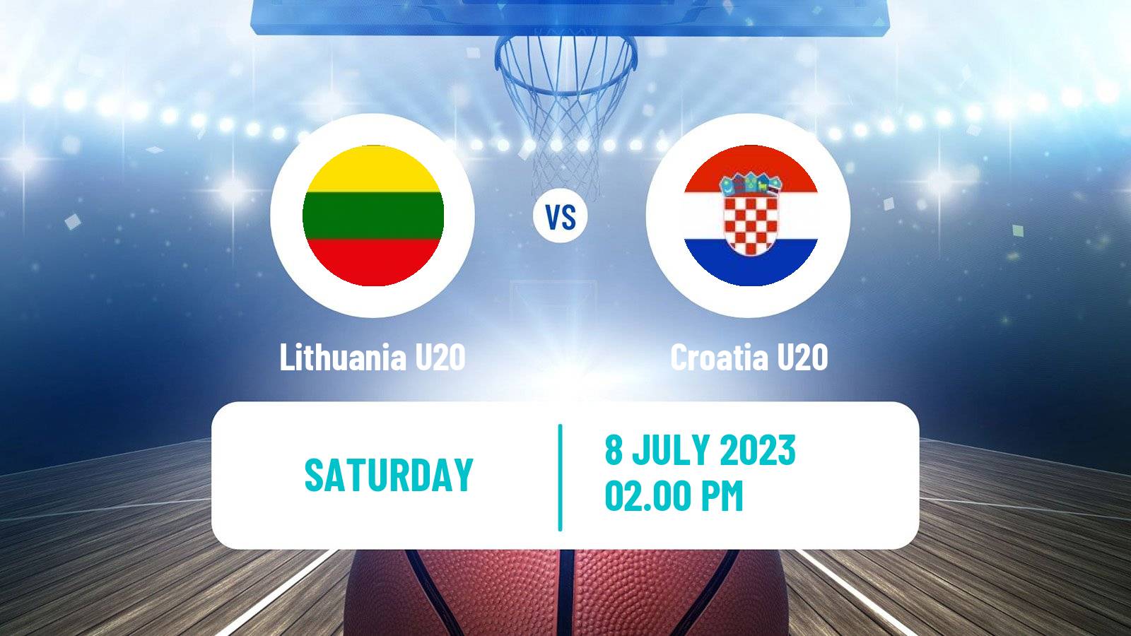 Basketball EuroBasket U20 Lithuania U20 - Croatia U20