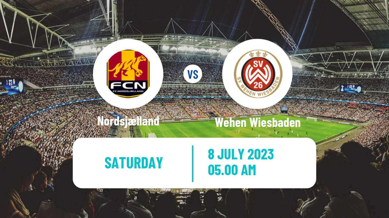 Soccer Club Friendly Nordsjælland - Wehen Wiesbaden