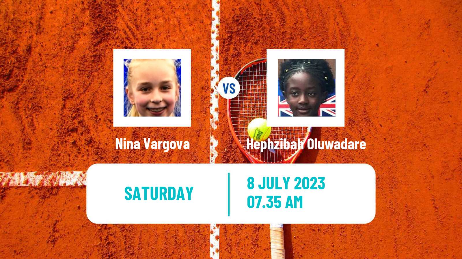 Tennis Girls Singles Wimbledon Nina Vargova - Hephzibah Oluwadare