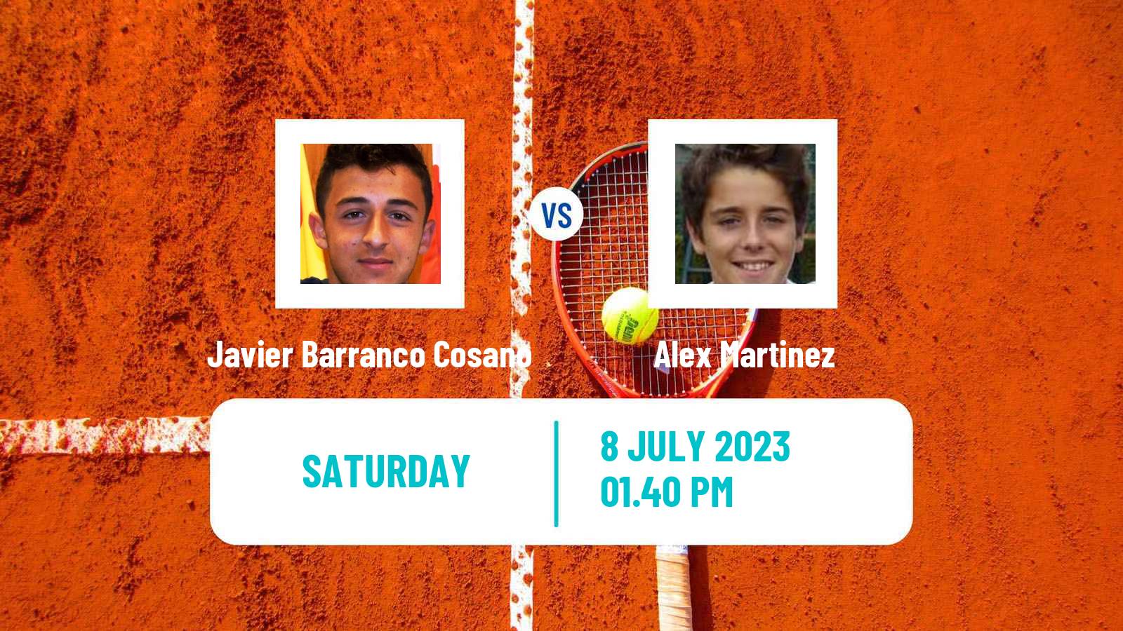 Tennis ITF M25 Getxo Men Javier Barranco Cosano - Alex Martinez