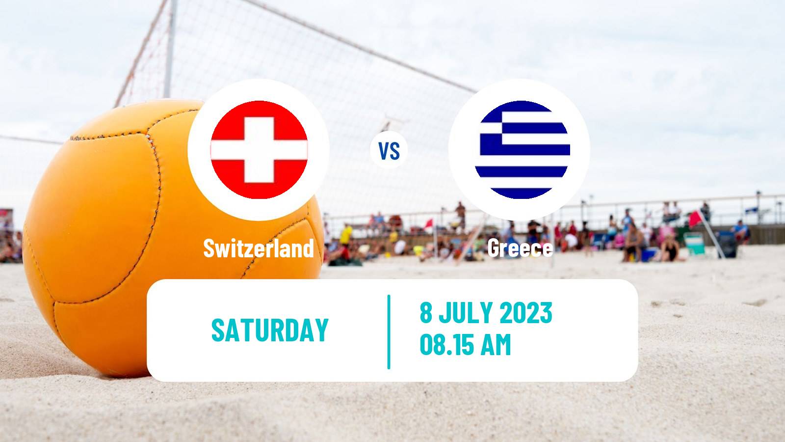 Beach soccer World Cup Switzerland - Greece