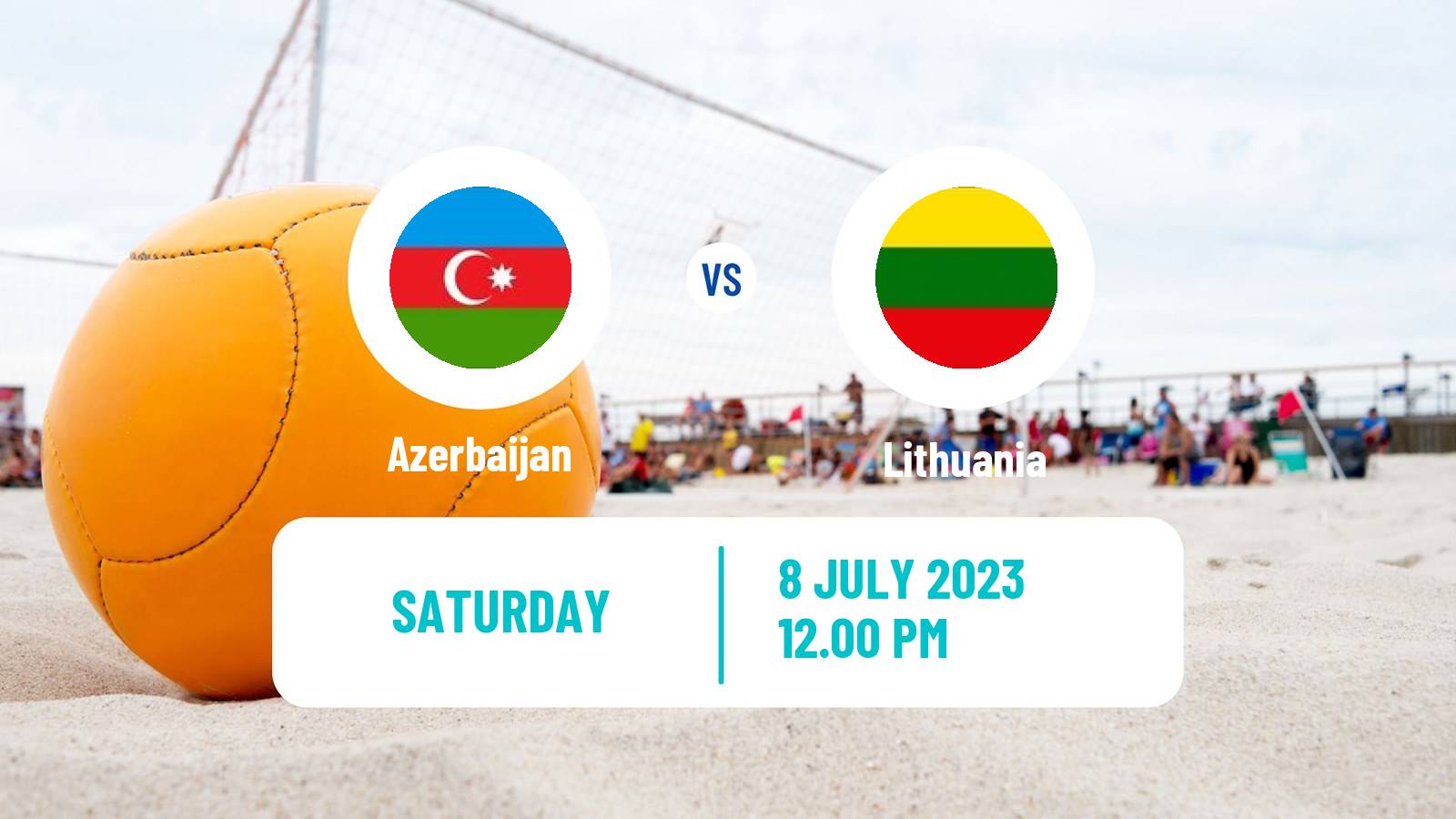Beach soccer World Cup Azerbaijan - Lithuania