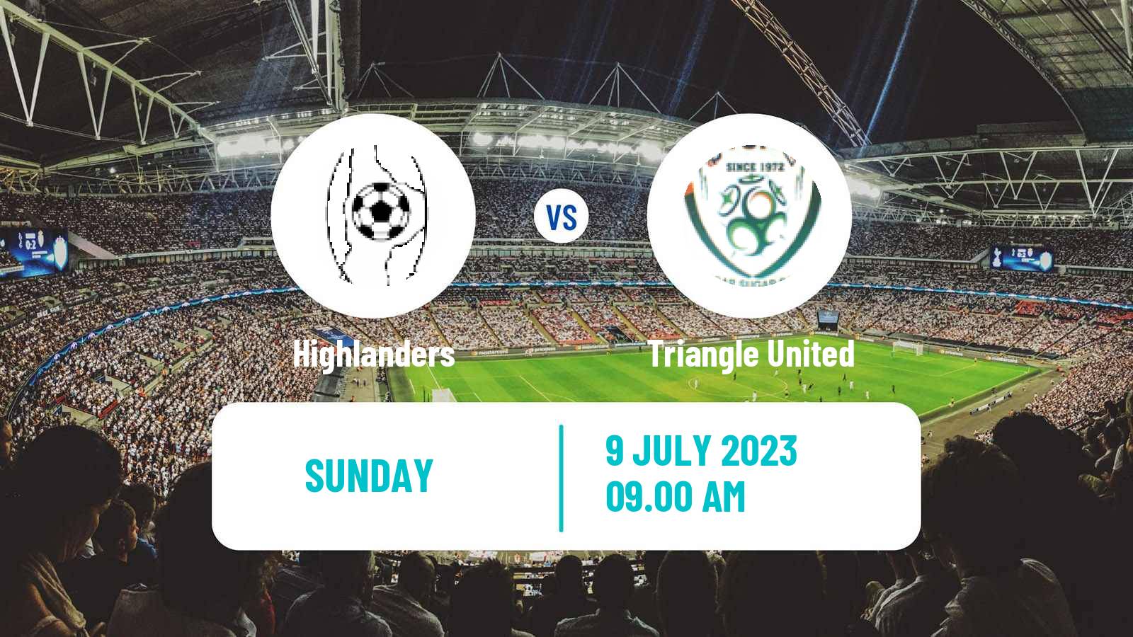 Soccer Zimbabwe Premier League Highlanders - Triangle United