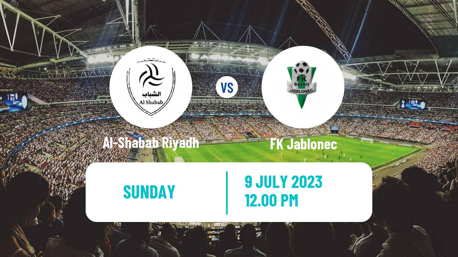 Soccer Club Friendly Al-Shabab Riyadh - Jablonec