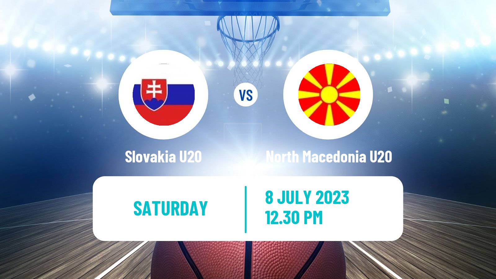 Basketball EuroBasket U20 B Slovakia U20 - North Macedonia U20