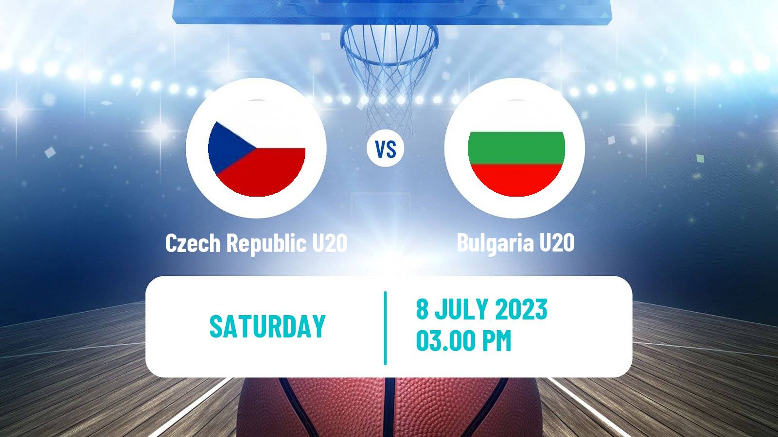 Basketball EuroBasket U20 B Czech Republic U20 - Bulgaria U20