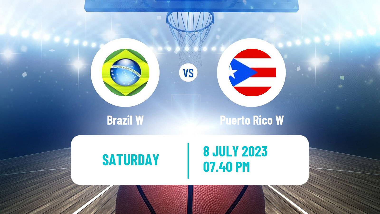 Basketball AmeriCup Basketball Women Brazil W - Puerto Rico W