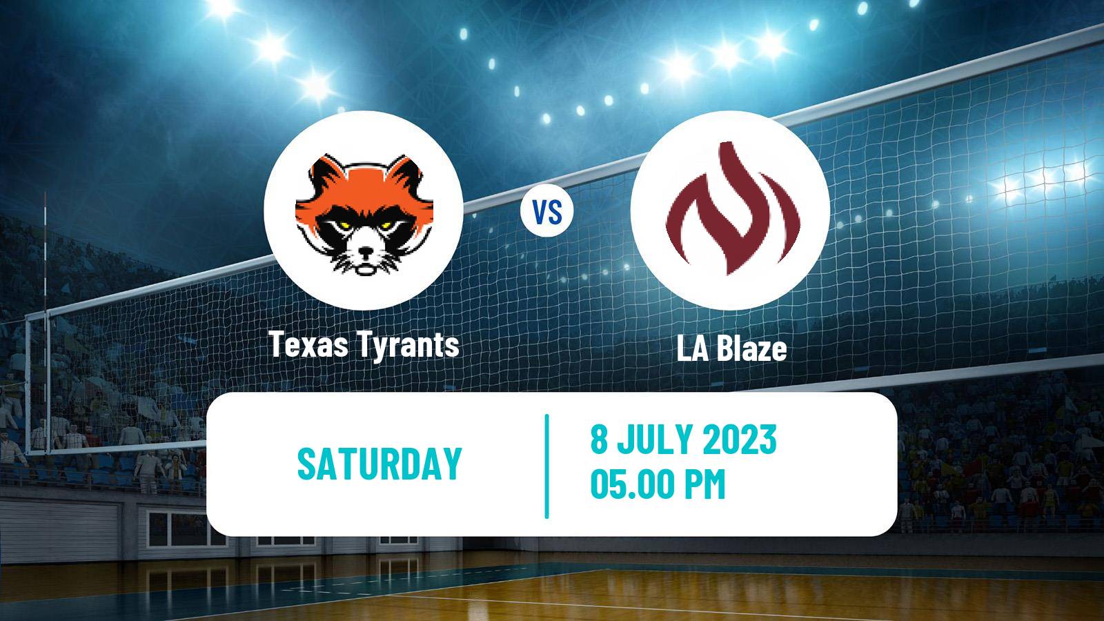 Volleyball NVA Texas Tyrants - LA Blaze