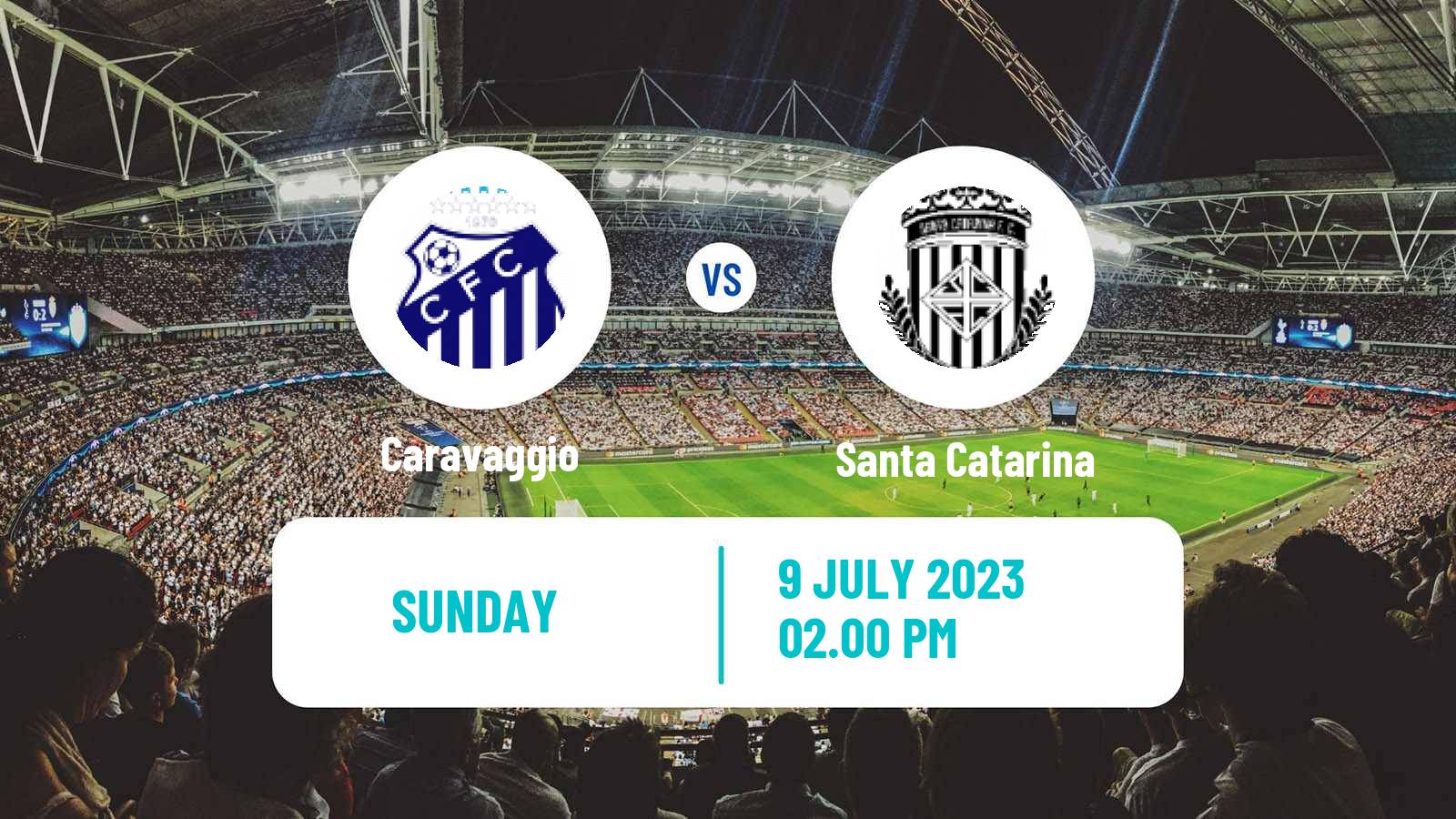 Soccer Brazilian Campeonato Catarinense 2 Caravaggio - Santa Catarina
