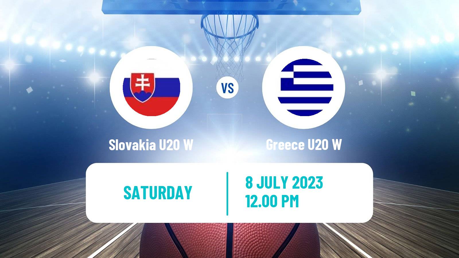 Basketball Friendly International Basketball Women Slovakia U20 W - Greece U20 W