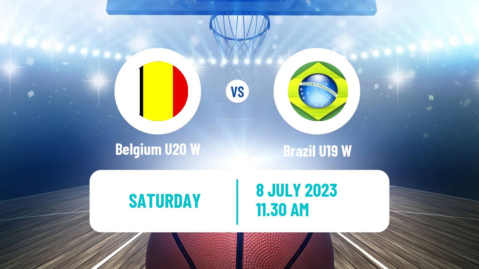 Basketball Friendly International Basketball Women Belgium U20 W - Brazil U19 W