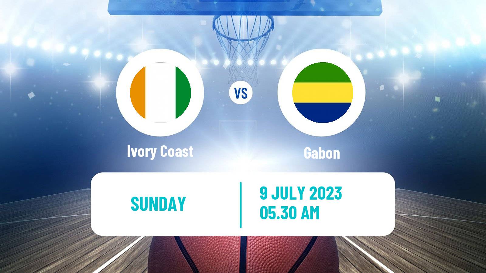 Basketball AfroCan Basketball Ivory Coast - Gabon