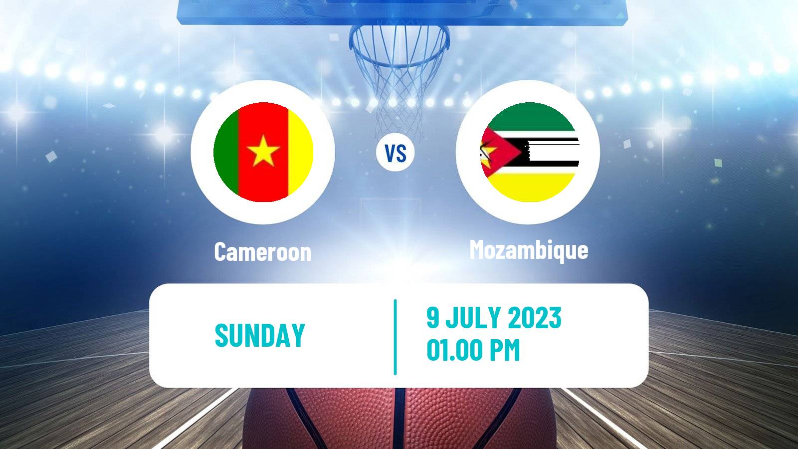 Basketball AfroCan Basketball Cameroon - Mozambique