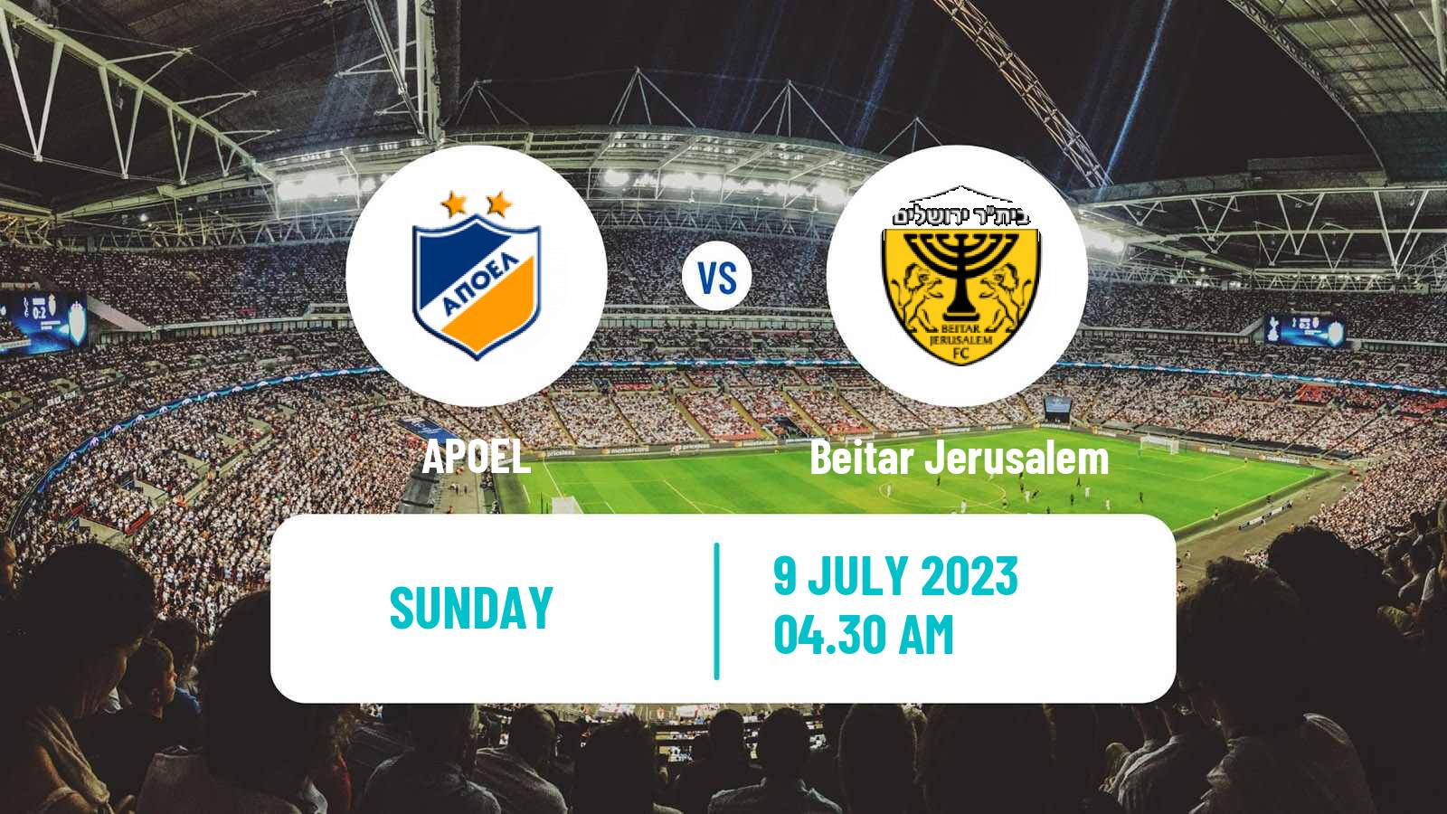 Soccer Club Friendly APOEL - Beitar Jerusalem