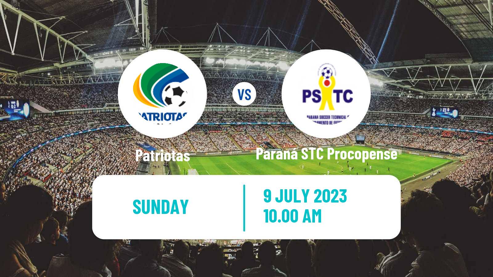 Soccer Brazilian Campeonato Paranaense 2 Patriotas - Paraná STC Procopense