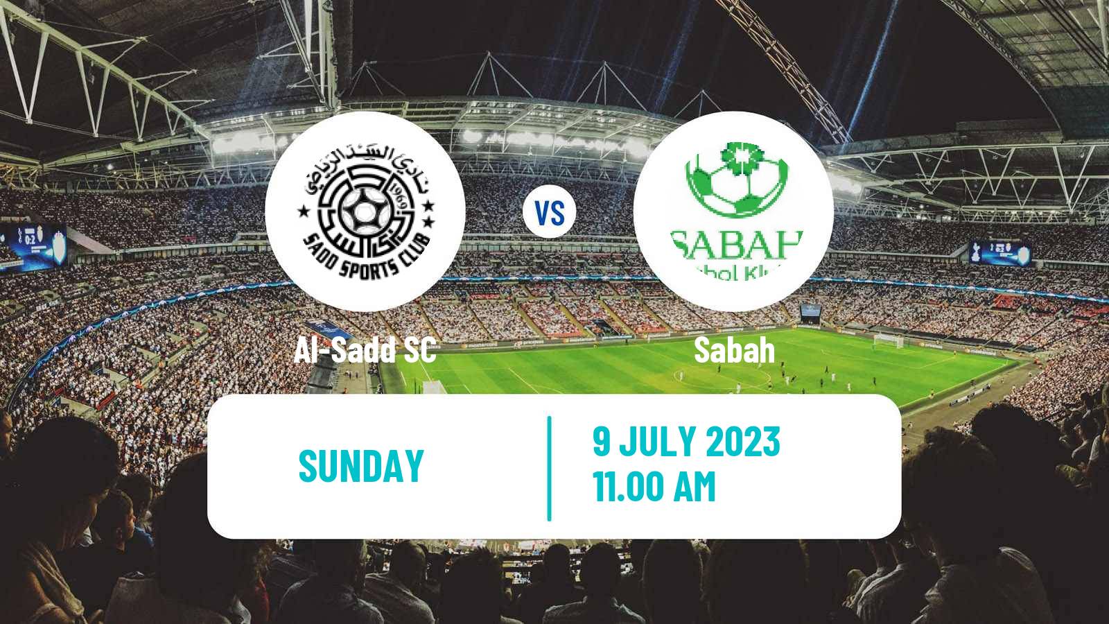 Soccer Club Friendly Al-Sadd - Sabah