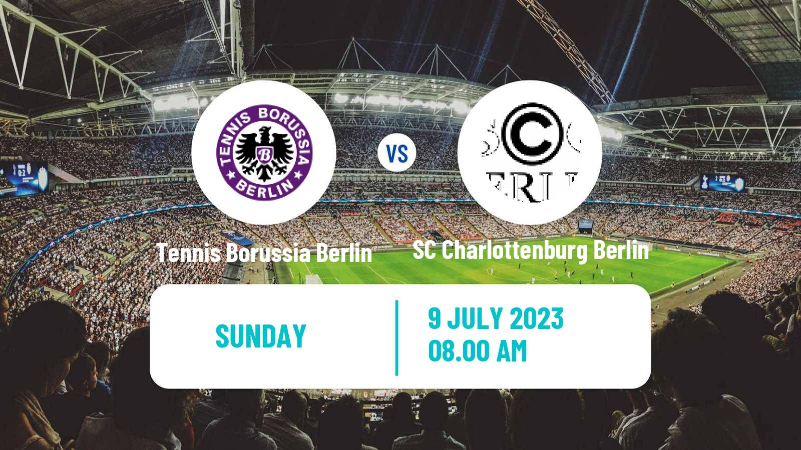 Soccer Club Friendly Tennis Borussia Berlin - SC Charlottenburg Berlin