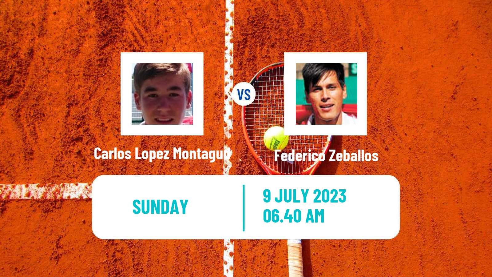 Tennis San Benedetto Challenger Men 2023 Carlos Lopez Montagud - Federico Zeballos
