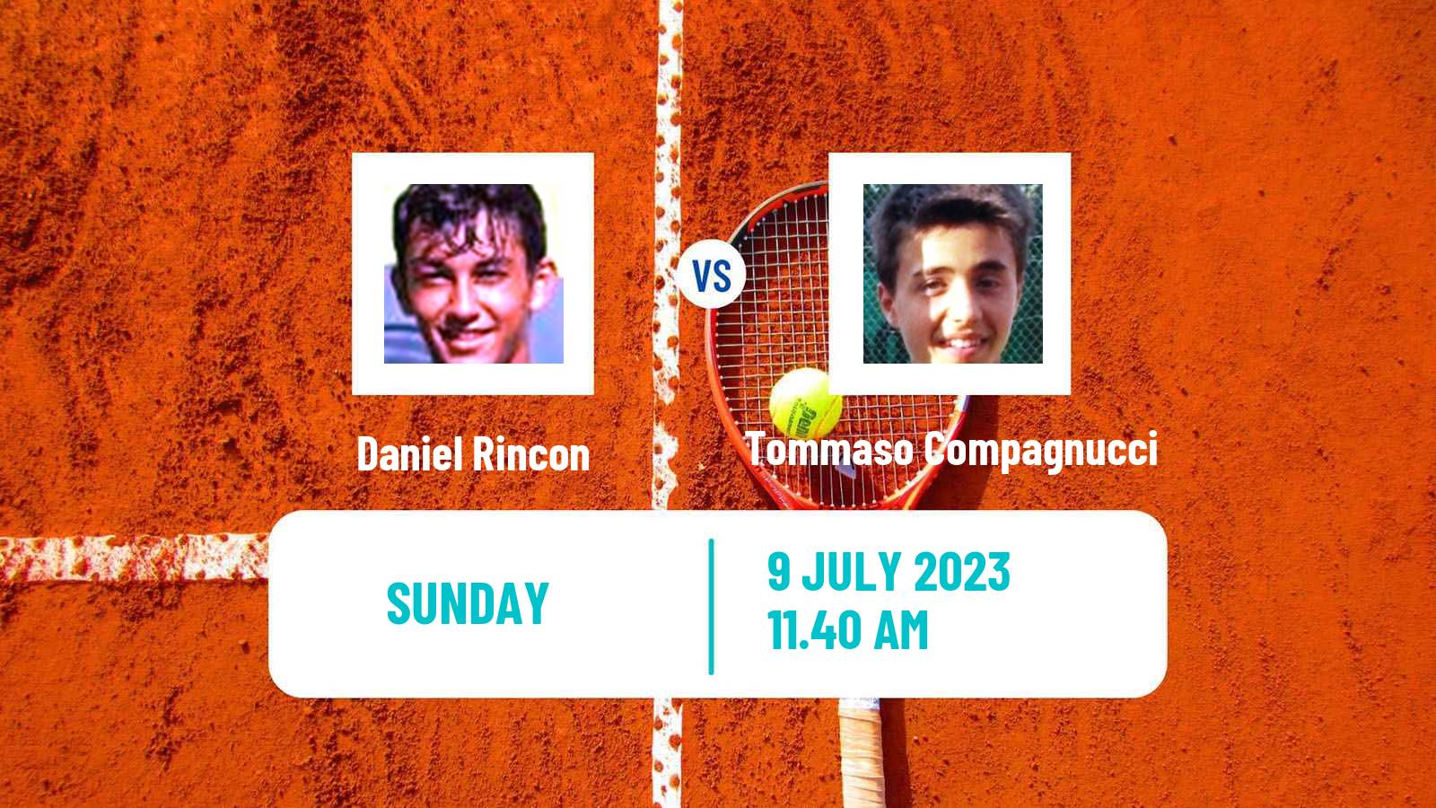 Tennis San Benedetto Challenger Men 2023 Daniel Rincon - Tommaso Compagnucci