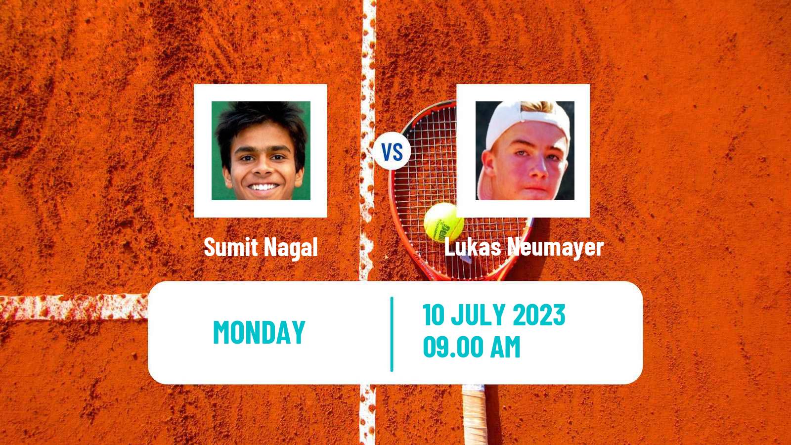 Tennis Salzburg Challenger Men Sumit Nagal - Lukas Neumayer