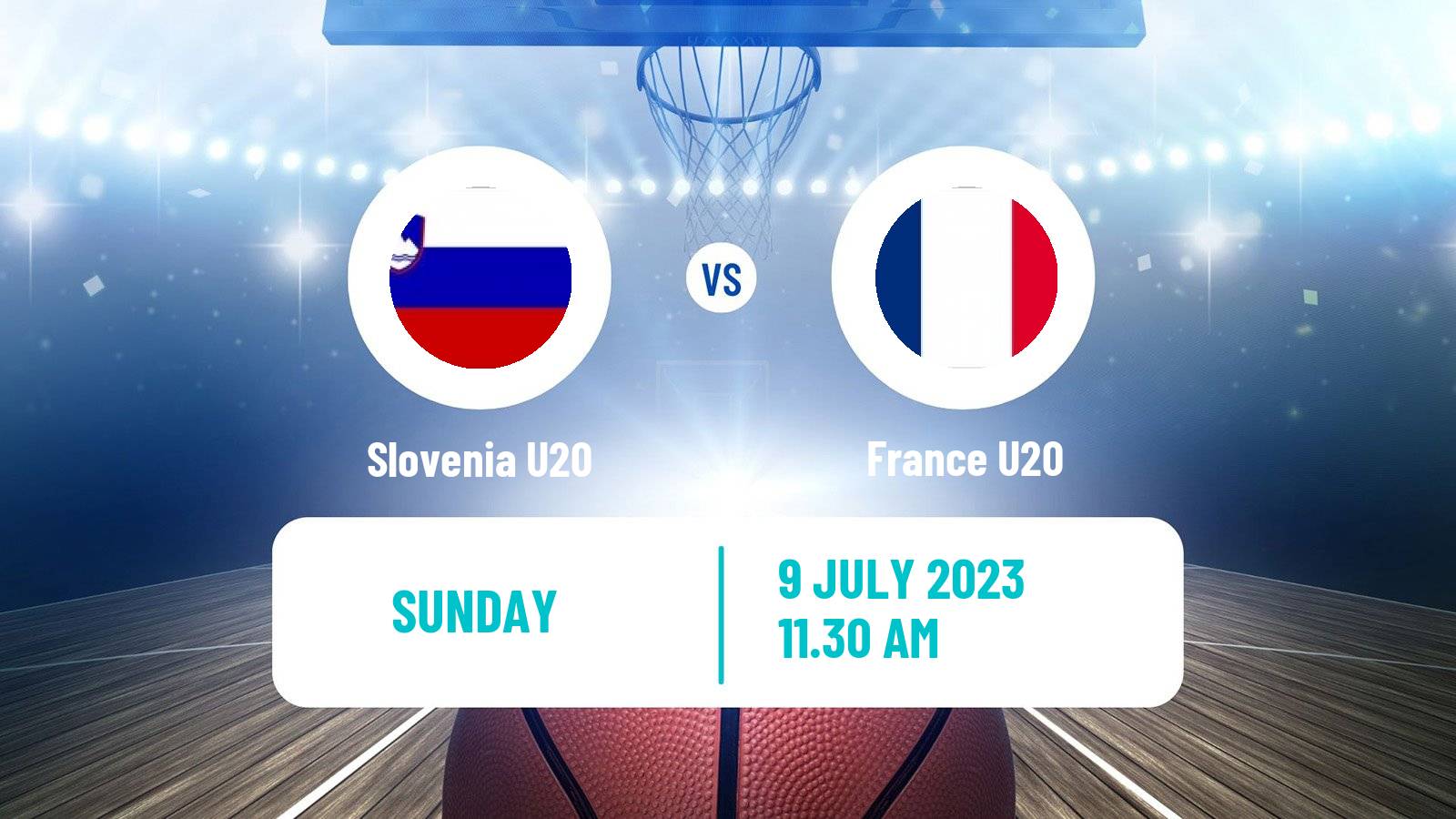 Basketball EuroBasket U20 Slovenia U20 - France U20