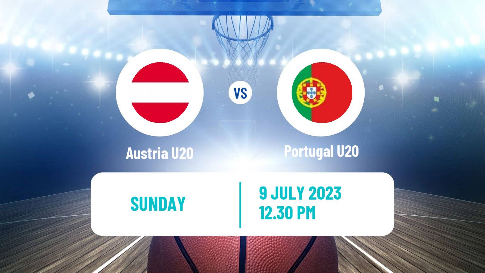 Basketball EuroBasket U20 B Austria U20 - Portugal U20