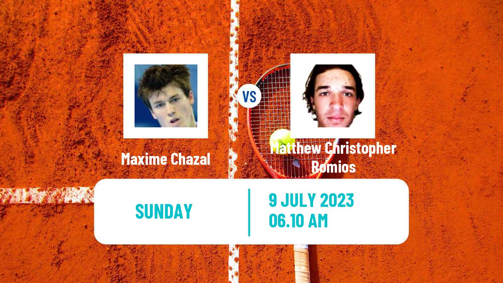 Tennis Salzburg Challenger Men Maxime Chazal - Matthew Christopher Romios