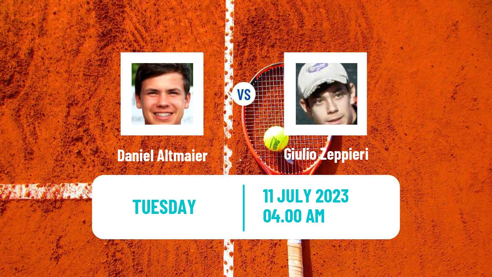 Tennis Braunschweig Challenger Men Daniel Altmaier - Giulio Zeppieri