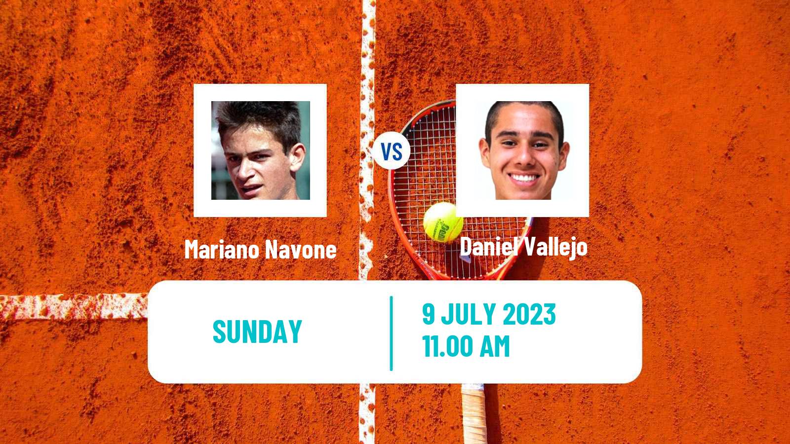 Tennis Santa Fe Challenger Men Mariano Navone - Daniel Vallejo