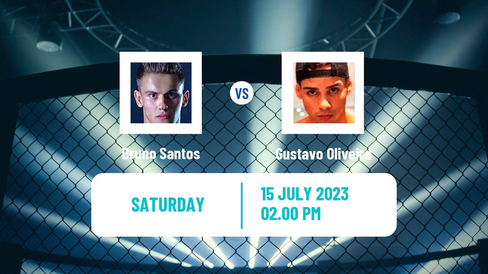 MMA Bantamweight Ksw Men Bruno Santos - Gustavo Oliveira