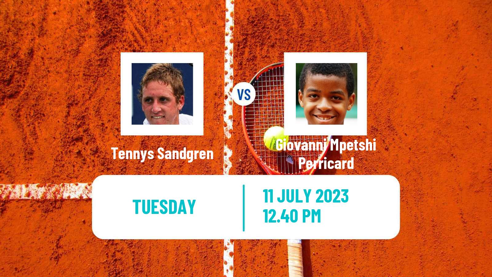 Tennis Chicago Challenger Men Tennys Sandgren - Giovanni Mpetshi Perricard