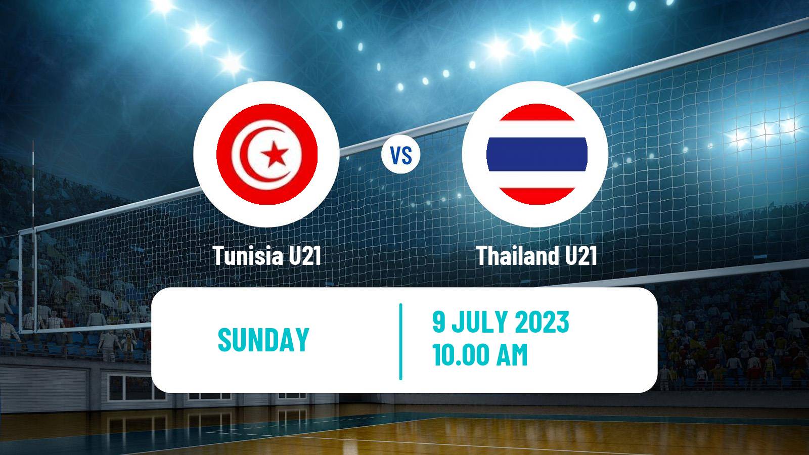 Volleyball World Championship U21 Volleyball Tunisia U21 - Thailand U21