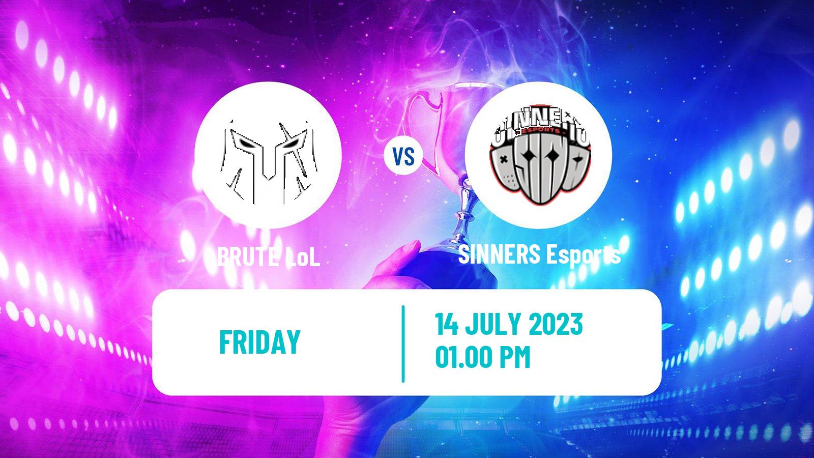 Esports League Of Legends Hitpoint Masters BRUTE - SINNERS Esports